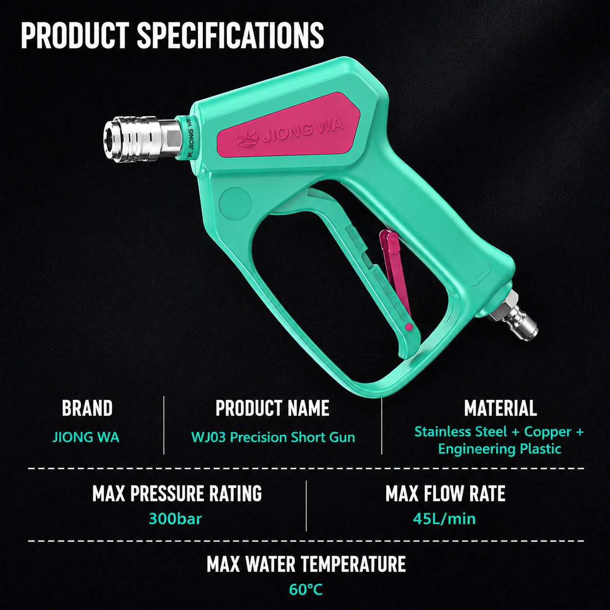 [PROMO] WJ03 Precision Pressure Washer Short Gun image 3